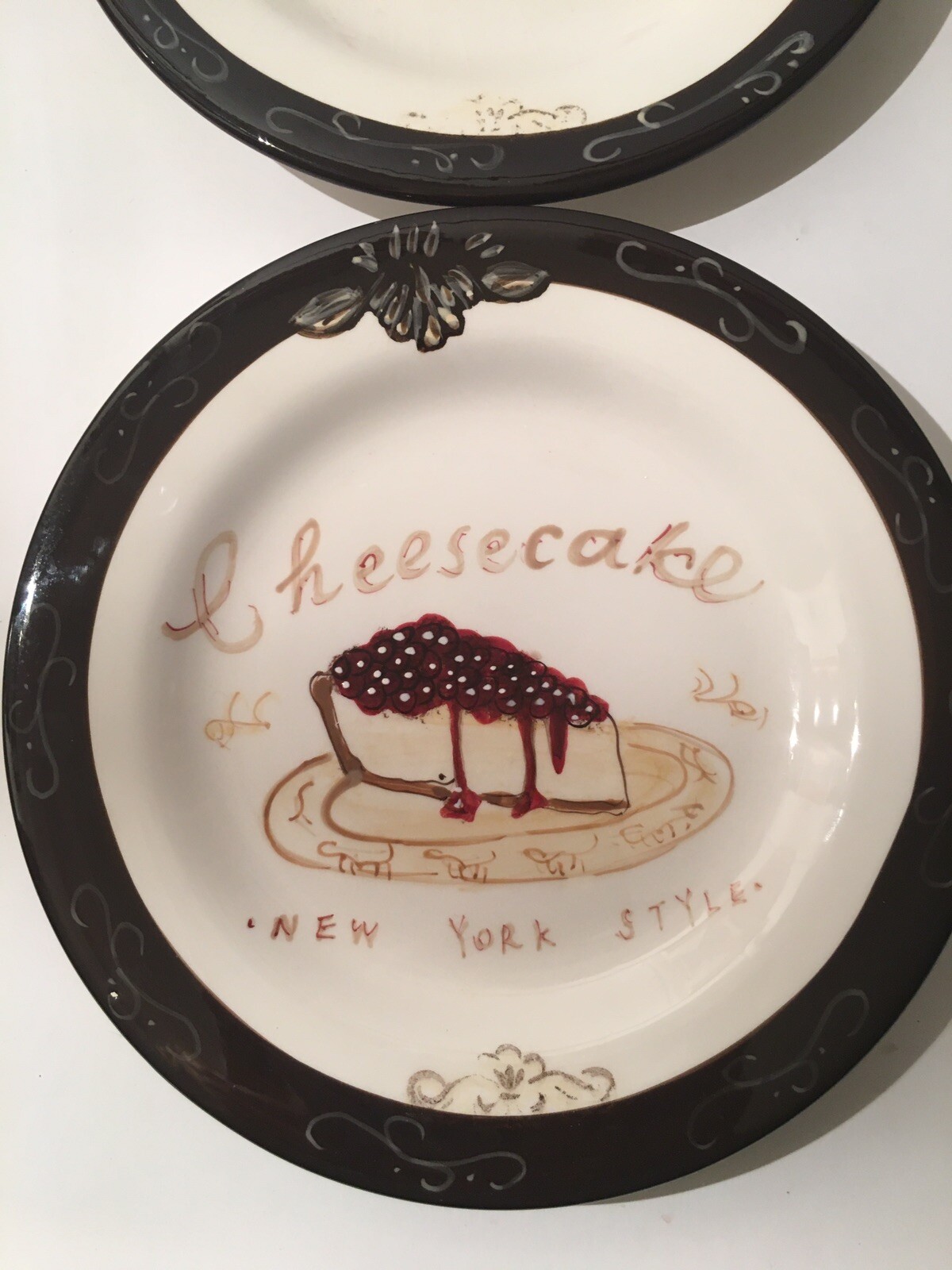 Set Of 4 Oneida Angela Staehling "Sweets" Collection Dessert/Salad 8.25