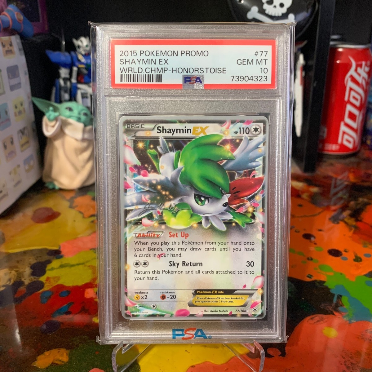 世界1枚 PSA10 SHAYMIN POKEMON BATTRIO PR Pokemon TCG - SM8b - 006/150 (PR) - Shaymin Prism Star