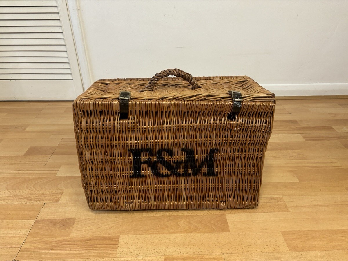 フォートナム&メイソン ピクニック バスケット F&M Fortnum F＆M（フォートナム＆メイソン）のハンドル付きハンパー