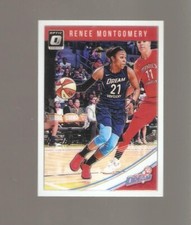 renee montgomery 2019 panini wnba optic,uconn,ncaa,atlanta dream# 41
