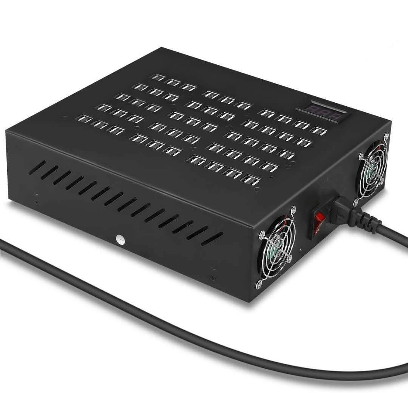 100-Port USB Charging Station - Multi-Port Wall Charger Hub for All Devices