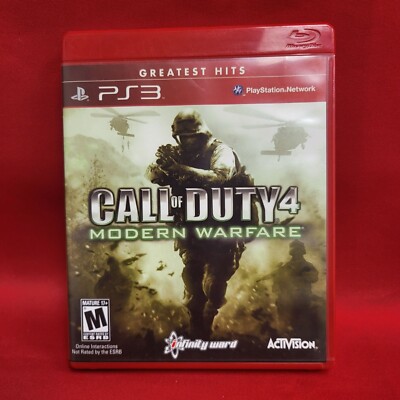 PS3 Call of Duty 4 Modern Warfare Video Game | eBay