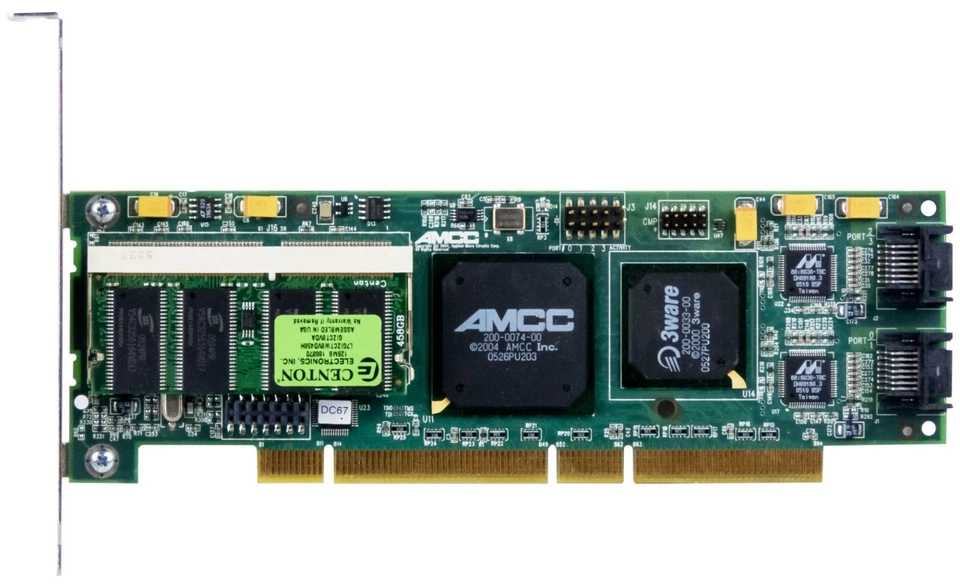 Controller 3ware 9500S-4LP SATA RAID 128MB Cache PCI-X JBOD 0, 1, 10, 5 150MBps - Image 2 of 2