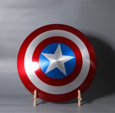 Captain America Shield 60cm 3.5KG Aluminium Alloy Shield Cosplay Prop US Stock