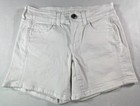 American Eagle Damen Shorts Größe 2 Weiß Denim Super Stretch Mittelhoch