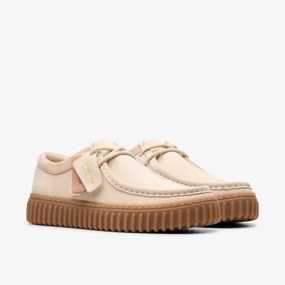 Clarks Men's Torhill Lo Ecru Suede 26180906 | eBay