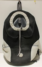 Dog Cat Carrier Mesh Backpack for Pets up to 20lbs Storage and Beverage Pockets