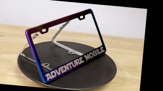 Licence Plate Frame Canada Cadillac Black License Plate Frame - Stainless Steel, Laser Engraved, Front/Rear Fit License Plate Frames For Cadillac - Foto 10