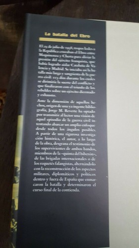 LA BATALLA DEL EBRO libro guerra JORGE M REVERTE - Imagen 3 de 12