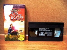 DANCES WITH WOLVES VHS 1990 Kevin Costner, Mary McDonnell, Graham Greene