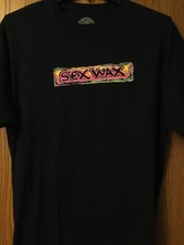 Mr. Zogs Sex Wax - Surf Wax To Coat Surfboard - Blue Shirt - 2 Sided - XL