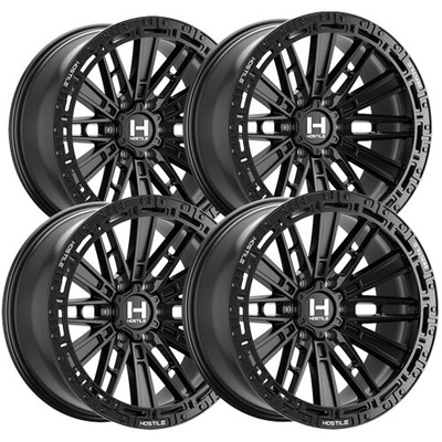 (Set of 4) Hostile H129 Mojave 20x9 6x5.5'' +1mm Satin Black Wheels Rims 20'' Inch