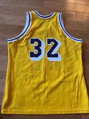MacGregor Sand Knit Magic Johnson Los Angeles Lakers Jersey