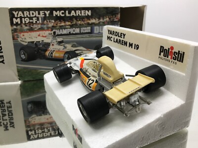 POLISTIL FX5 YARDLEY McLAREN M19 F1 #12 - 1:25 - GOOD IN BOX | eBay