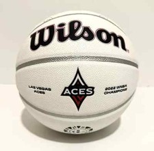 Wilson 2022 WNBA Champions Game Ball Las Vegas Ace White Size 6