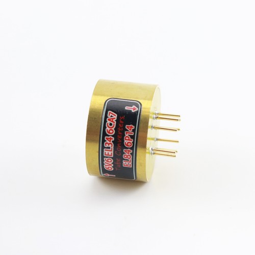 One Gold plated 6V6 EL34 6CA7 to EL84 6P14 Vacuum tube convert socket - Picture 11 of 11