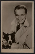 Douglas Fairbanks Jr Vintage Movie Film Star Real Photo Postcard 