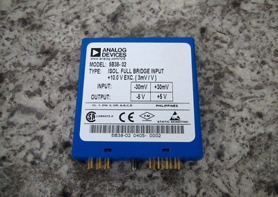 Analog Devices 5B38-02 Isolated Strain Gage Full Bridge Input Module Used