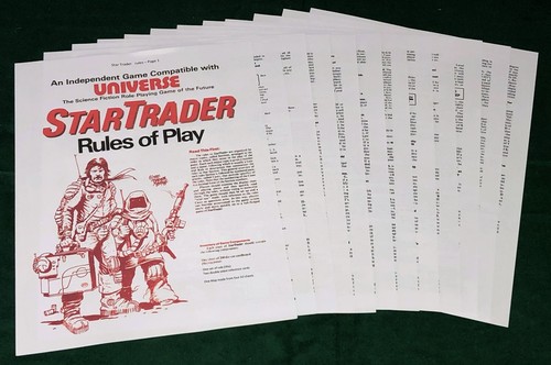 Star Trader, Sci-Fi, Trading from Ares #12, 200 counter + 4 maps + Rules + table - Picture 4 of 18