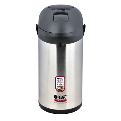 Giant Pump Action Airpot 5 Liter Fassungsvermögen. (SILBER, 2) 