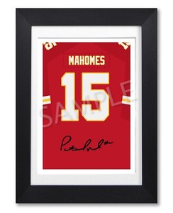 patrick mahomes autograph jersey