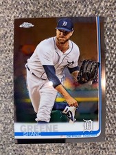 2019 Topps Chrome #21 Tigers Shane Greene Baseball Card