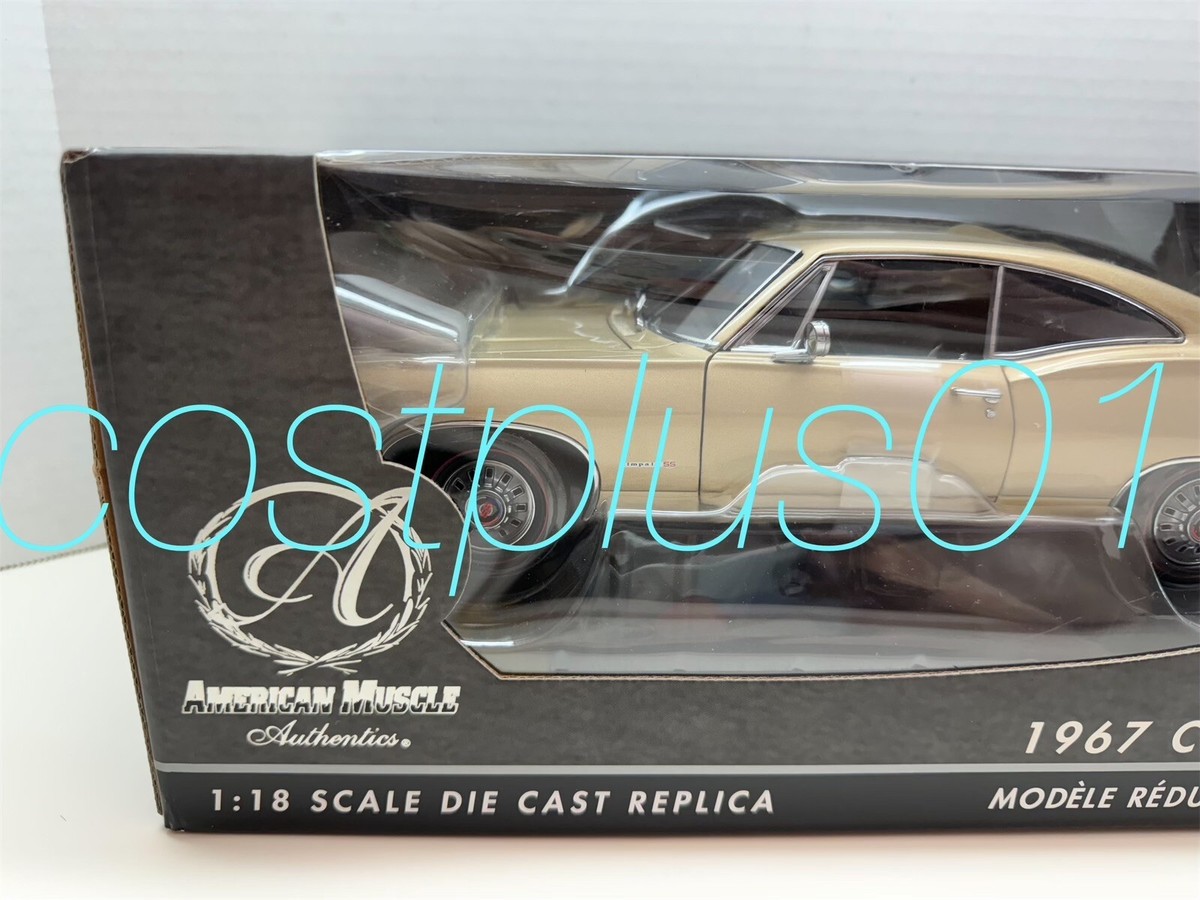 ERTL AMERICAN MUSCLE AUTHENTICS 1967 IMPALA SS 1:18 GOLD | eBay