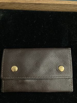 HERMES レザーキーケース ブラウン Made in France HERMES エルメス レザー 4連キーケース W刻印 ブラウン系 - メルカリ