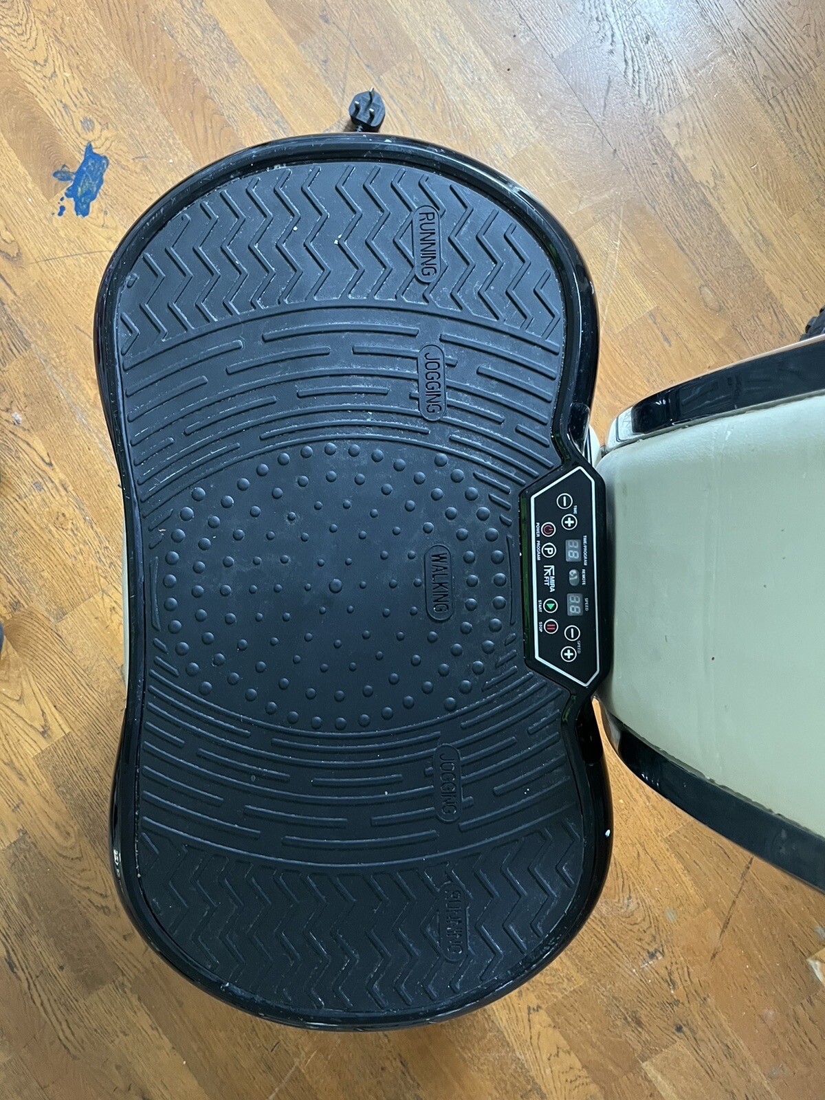 Mirafit Slimline Vibration Plate with 99 Speed Levels Black