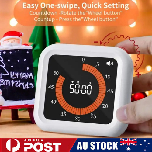 Rotary Timer Smart Silent Visual Analog Timer Optional Alert Hour Meter ...