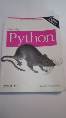 Learning Python 2nd edition book Mark Lutz David Ascher 2004 CLEAN exc. cond.