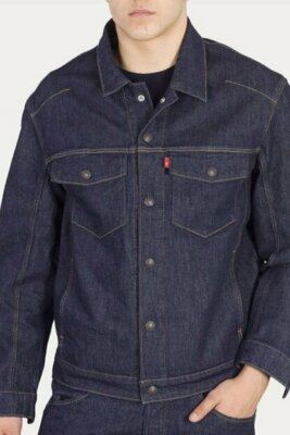 Jeans Trucker Denim Jacket Blue 