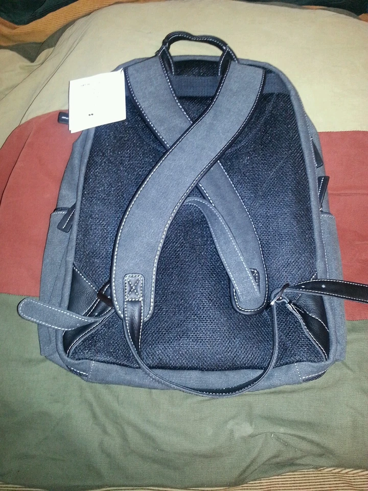 bellino cuero noble 17" funda acolchada ordenador/notebook/tablet mochila G6617 Foto 2 de 3