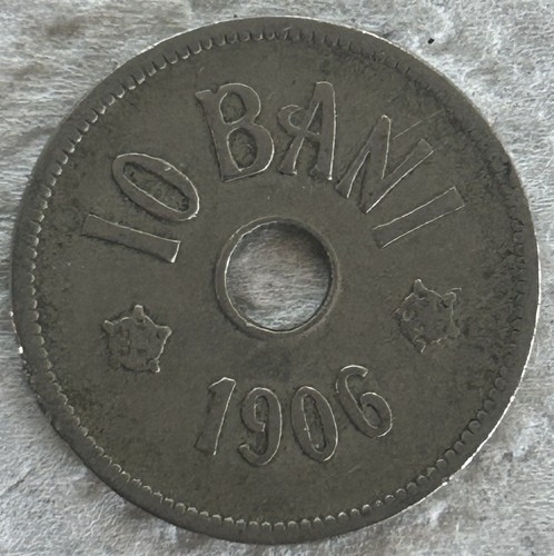 1906 Romania 10 Bani - Carol I. Ungraded. I Do Combined Shipping.