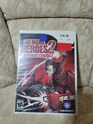 FACTORY SEALED! No More Heroes 2: Desperate Struggle (Nintendo Wii, 2010)