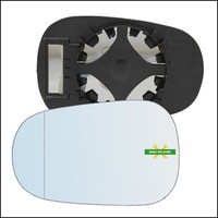 Platte RüCkspiegel AsphäRische Linse Seite Sx-Guidatore FüR Renault Clio II (Bb)