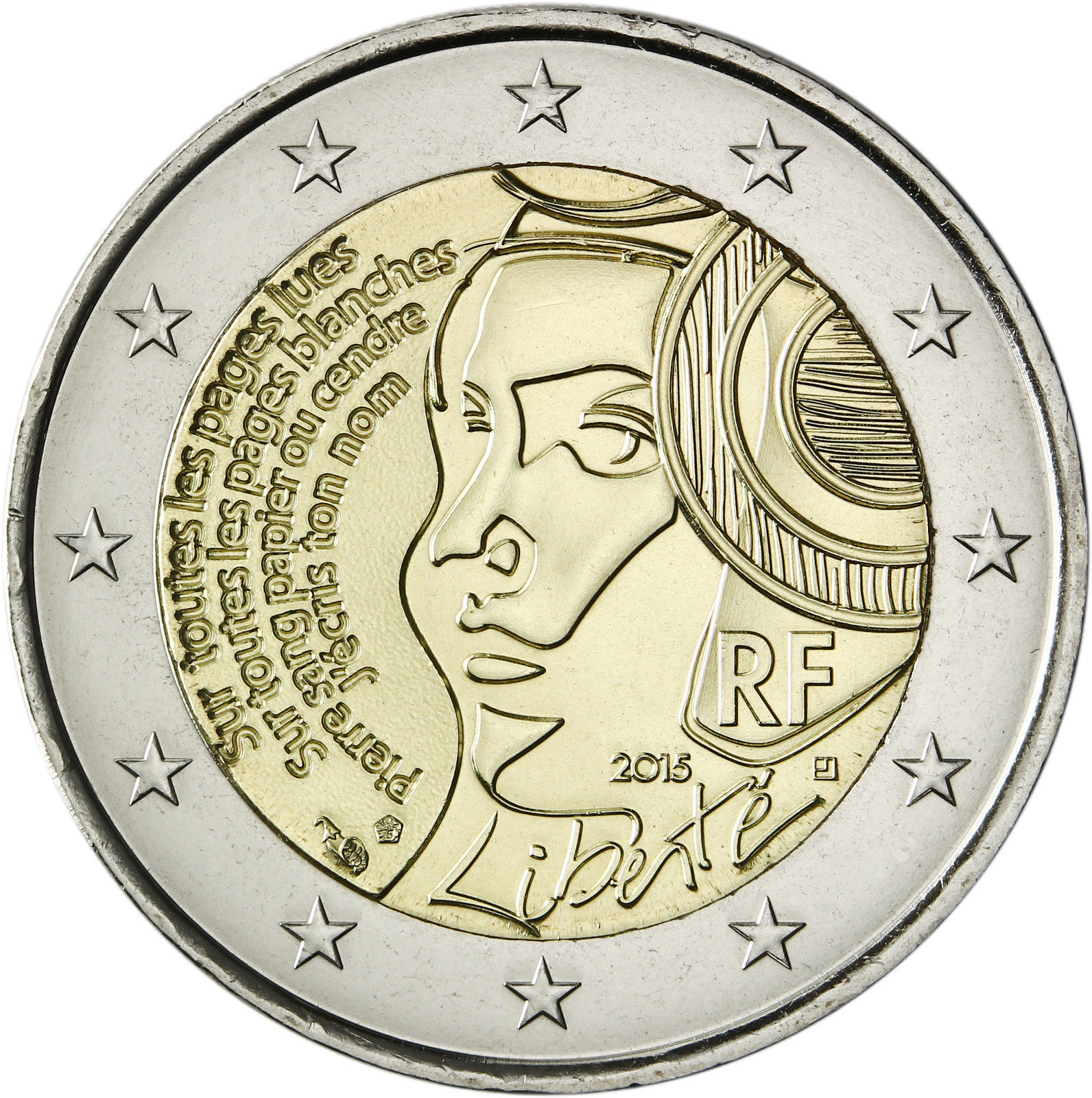France 2015 2 € Euros Commémoratifs 225 Aniv. Fête De La Fédération