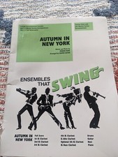 Autumn in New York, Sheet Music And Cassette. Ensembles That Swing.