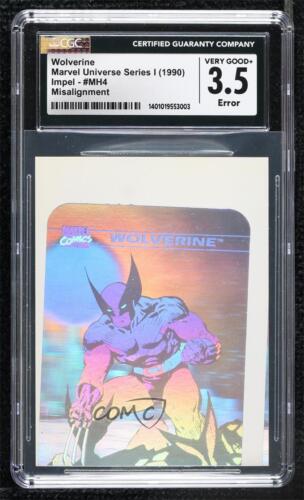1990 Impel Marvel Universe Holograms Wolverine #MH4 CGC 3.5 08wd - Picture 1 of 3