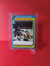 1979-80 Topps Hockey #82 Stanley Cup Semi-Finals Rangers VS Islanders