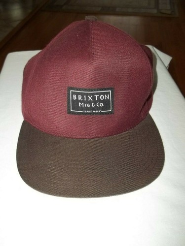 Brixton MFG Co. Snapback Cap Hat Adult 