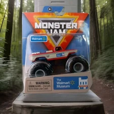 Monster Jam Walmart Exclusive The Walmart Museum Spin Master Monster Truck 2023