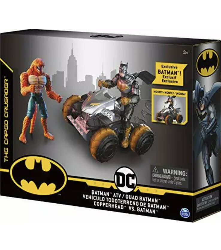 BATMAN ATV with Exclusive and Copperhead 4-inch Action Figures