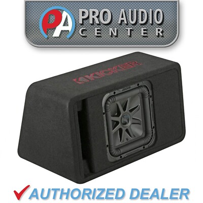 45VL7R102 KICKER 10'' SoloBaric L7R Subwoofer Single Loaded Enclosure Ported 500W
