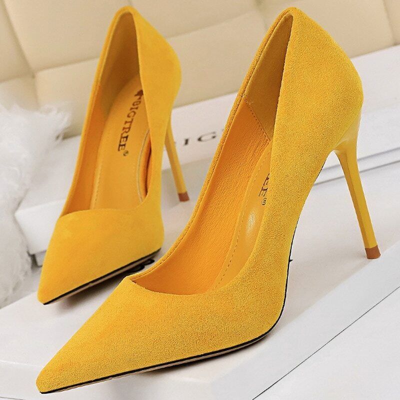 Elegant Women's Office Pumps Classic High Heel Basic Shoes