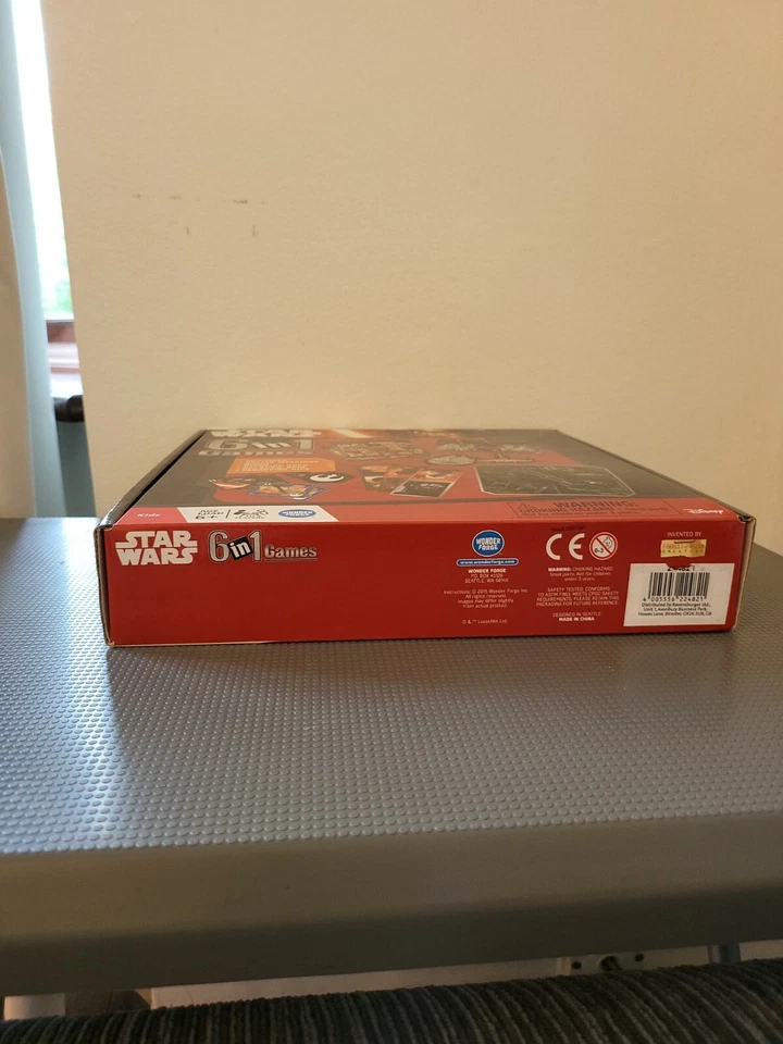 STAR WARS - 6 IN 1 GAMES - WONDER FORGE - 2015 - COMPLETE  - Image 4 of 4