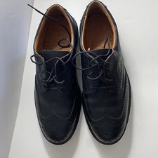 Cofra Bell Shoes 8.5 EU 42 Black Leather Brogue Safety with Steel Toe Caps