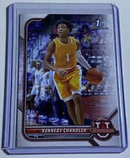Kennedy Chandler 2021 Bowman University 1st Bowman #24 Memphis Grizzlies