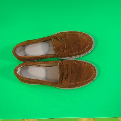 Patina Genuine Leather Loafers Women's Heeled Shoe - Picture 3 of 8