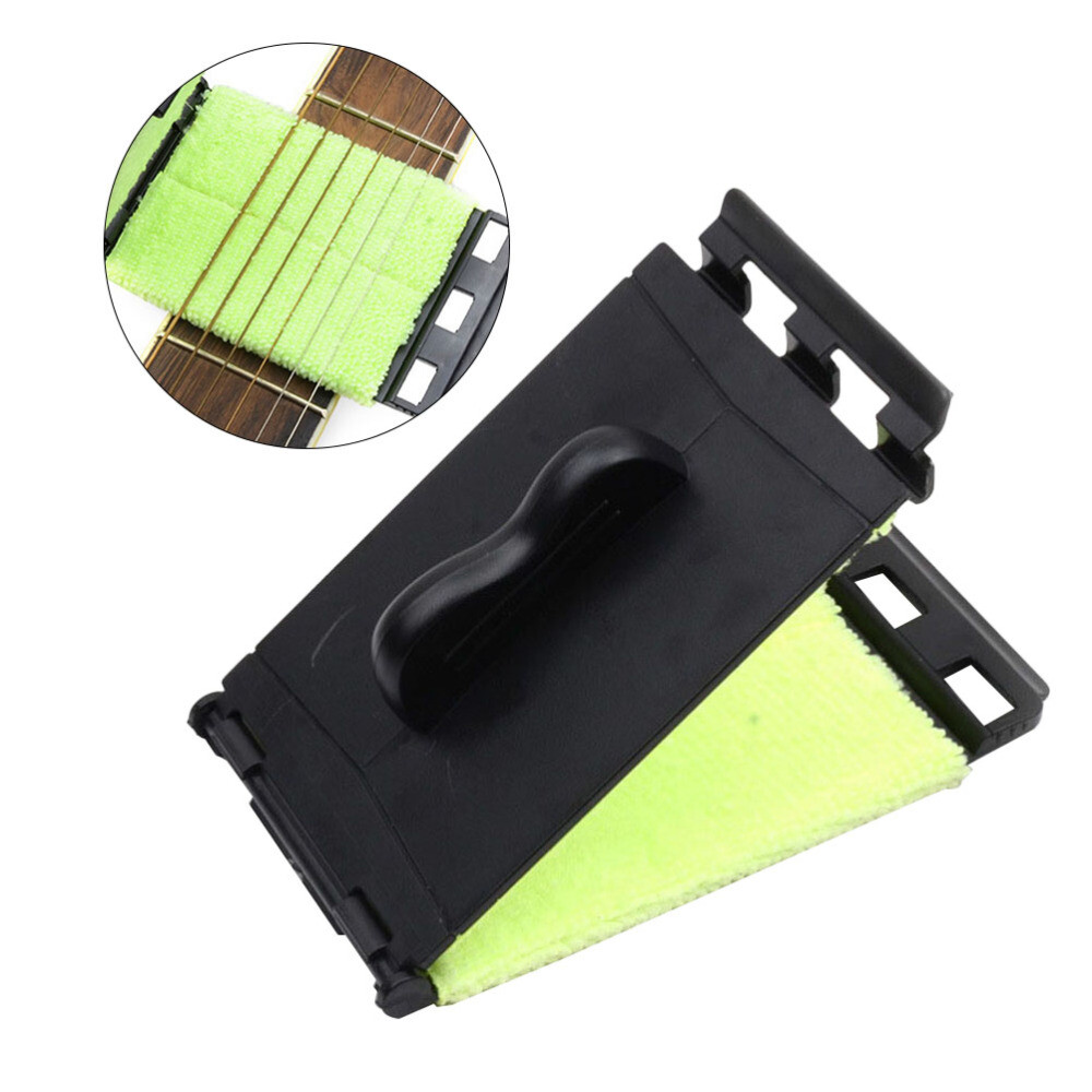 Guitar String and Fretboard Cleaning Kit with Cloth and Scrubber
